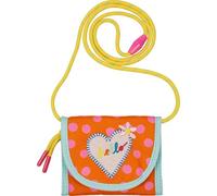 Die Spiegelburg Brustbeutel Bunte Geschenke Hello mit Klarsichtfach, abnehmbare Kordel (11×9×1 cm)