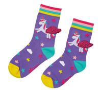 Die Spiegelburg - Socken mit Flügeln - Einhorn-Paradies, one size (Gr.27-30)