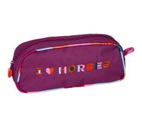 I LOVE HORSES - Stifte-Etui fuchsia