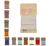 Die Stofftante Jersey Schrägband | vorgefalztes, elastisches Einfassband | aus Baumwoll-Jersey | Coupons á 3 Meter x 20mm (Sand)