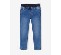 Die UNVERWÜSTLICHE, robuste Jungen Jeans mit Dehnbund WATERLESS blau Gr. 140 von vertbaudet