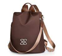 Diebstahlschutz-Rucksack: Lässige Rucksäcke aus Nylon, verschließbares Fachdesign, geräumiger Rucksack und bequeme Schultertasche gegen Ermüdungserscheinungen, für Frauen, Reisen, Reisende,