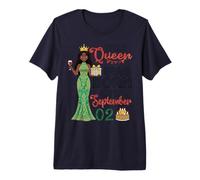 Diese Königin wurde am 02. September geboren Herzlichen Glückwunsch an Mich, du Premium T-Shirt