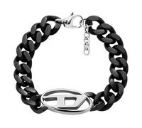 Diesel Armbänder - Oval D Armband - Gr. ONE SIZE - in Schwarz - für Damen