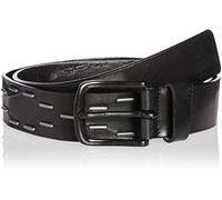 Diesel B-Night Belt Gürtel Herren Echtleder Schwarz (Schwarz, 100 cm)