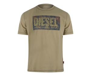 Diesel Block Logos Pelican T-shirts S