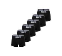 DIESEL Herren Boxershorts, 6er Pack - UMBX-DAMIENTHREEPACK, Trunks, Cotton Stretch Schwarz M