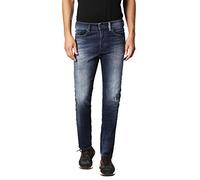 Diesel Buster 084GF Herren Jeans Hose Regular Slim Tapered (DE/NL/SE/PL, Bundweite & Schrittlänge, 29, 34, Blau)