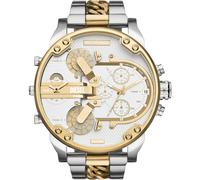 Diesel Herrenuhr Chronograph Mr. Daddy 2.0 Edelstahl Bicolor, DZ7486