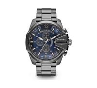 Diesel Herrenuhr Mega Chief, Chronographenwerk, 51 mm GunmetalEdelstahlgehäuse mit Edelstahlarmband, DZ4329