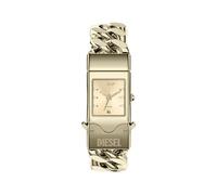 Quarzuhr DIESEL "CLOSER", gelbgoldfarben, Armbanduhren, Herren, Quarzuhr, Armbanduhr, Herrenuhr, Edelstahlarmband, analog (41334567-0) gelbgoldfarben