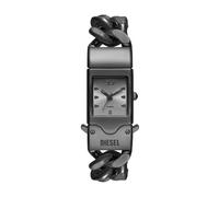 Quarzuhr DIESEL "CLOSER", grau (anthrazit), Armbanduhren, Herren, Quarzuhr, Armbanduhr, Herrenuhr, Edelstahlarmband, analog (87517722-0) anthrazit