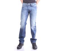Diesel D-Yennox 009DG Stretch Washed Blue Tapered Jeans, 38 x 34 (LNG)
