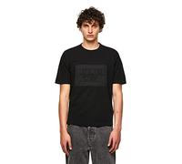 Diesel D4D-20 Herren T-Shirt Rundhals Kurzarm Schwarz (as3, Alpha, m, Regular, Regular, Schwarz)