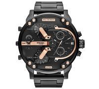 Diesel DZ7312 The Daddies Chronograph vier Zeitzone Zifferblatt Herrenuhr Einheitsgröße