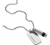 Diesel Diesel, Halskette, Double Pendant (55cm, Edelstahl)