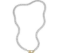 Kette mit Anhänger DIESEL "Schmuck Edelstahl Halsschmuck Panzerkette STEEL" Halsketten Gr. Edelstahl, Länge: 61 cm Breite: 7,5 mm, goldfarben (edelstahlfarben, gelbgoldfarben) Damen Edelstahlkette Ketten mit Anhänger zu Hoodie, Shirt, Jeans, Sneaker, Underwear, Parfüm - Geschenk (69602853-0)