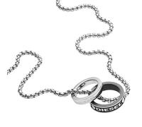 Diesel Halsketten - Necklace Double Pendant DX1168040 - Gr. unisize - in Schwarz - für Damen
