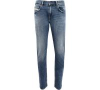 Diesel - Heren D-Strukt Slim Fit Jeans Blauw - Größe 30 - blue