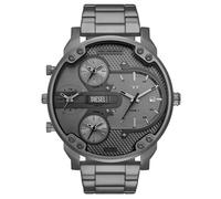 Diesel Herren Analog Quarz Uhr mit Edelstahl Armband DZ7487