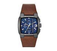 Diesel Herren Analog Quarz Uhr mit Leder Armband DZ4641