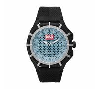 Solaruhr DIESEL "FRAMED", schwarz, Armbanduhren, Herren, Armbanduhr, Herrenuhr, Textil-/Lederarmband, analog (36859834-0) schwarz
