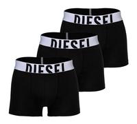 DIESEL Herren Boxershorts, 3er Pack - DAMIEN-D-POP, Trunks, Cotton Stretch L Schwarz