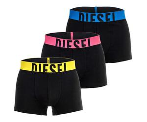 DIESEL Herren Boxershorts, 3er Pack - DAMIEN-D-POP, Trunks, Cotton Stretch XL Schwarz