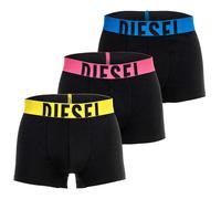 DIESEL Herren Boxershorts, 3er Pack - DAMIEN-D-POP, Trunks, Cotton Stretch XXL Schwarz