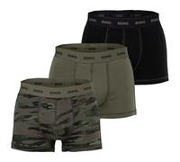 DIESEL Herren Boxershorts, 3er Pack - DAMIEN-UTLT, Cotton Stretch, uni/gemustert XL Mehrfarbig
