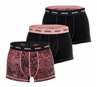 DIESEL Herren Boxershorts, 3er Pack - DAMIEN-UTLT, Trunks, Cotton Stretch Schwarz/Rosa L