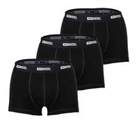 DIESEL Herren Boxershorts, 3er Pack - DAMIEN-UTLT, Trunks, Cotton Stretch XL Schwarz