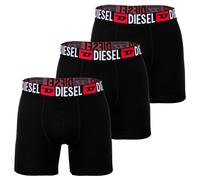 DIESEL Herren Boxershorts, 3er Pack - MAX-D-CORE, Boxer Briefs Long, Cotton Stretch XL Schwarz