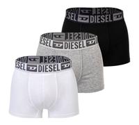 DIESEL Herren Boxershorts, 3er Pack - MIKE-D-CORE, Boxer, Trunks, Cotton Stretch Schwarz/Grau/Weiß XL