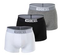 DIESEL Herren Boxershorts, 3er Pack - UMBX-DAMIENTHREEPACK, Trunks, Cotton Stretch Schwarz/Grau/Weiß M