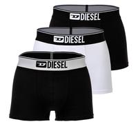 DIESEL Herren Boxershorts, 3er Pack - UMBX-DAMIENTHREEPACK, Trunks, Cotton Stretch XXL Weiß