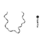 Diesel Herren-Edelstahlkette-Schmuck-Set