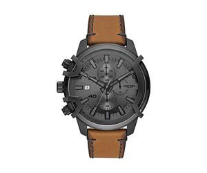 Diesel Herren Griffed Chronograph, Gehäusegröße 46 mm, Edelstahluhr