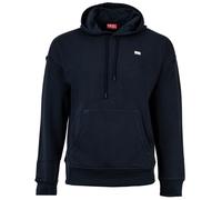 DIESEL Herren Hoodie - ROB HOOD, Sweatshirt, Kapuze, Logo, Baumwoll-Mix Dunkelblau M