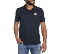 Diesel Herren-Poloshirt - A16981 - Französischer Kragen - Türkis/Schwarz/Blau - Größen S/M/L/, blau, Medium