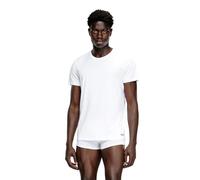 DIESEL Herren T-Shirt, 3er Pack - RANDAL, Unterhemd, Rundhals, kurzarm, Baumwolle Weiß L