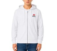 Diesel Herren S-Ginn-Hood-Zip 250208 Off Sweatjacke Kapuzenjacke (DE/NL/SE/PL, Alphanumerisch, XL, Regular, Regular, Weiß)