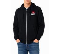 Diesel Herren S-Ginn-Hood-Zip 250208 Off Sweatjacke Kapuzenjacke (DE/NL/SE/PL, Alphanumerisch, XL, Regular, Regular, Navyblau)