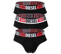 DIESEL Herren Slips, 3er Pack - UMBR-ANDRETHREEPACK, Briefs, Cotton Stretch, einfarbig L Schwarz