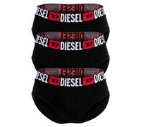 DIESEL Herren Slips, 3er Pack - UMBR-ANDRETHREEPACK, Briefs, Cotton Stretch, einfarbig Schwarz L