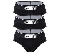 DIESEL Herren Slips, 3er Pack - UMBR-ANDRETHREEPACK, Briefs, Cotton Stretch, einfarbig Schwarz L
