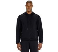 DIESEL Herren Sweatjacke mit Kapuze - JOY-D-CORE, Baumwolle, einfarbig Schwarz XXL