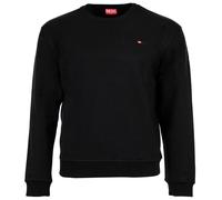 DIESEL Herren Sweatshirt - NORM-MICRODIV, Sweatshirt, Rundhals, Logo, Baumwolle L Schwarz