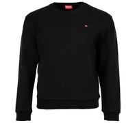 DIESEL Herren Sweatshirt - NORM-MICRODIV, Sweatshirt, Rundhals, Logo, Baumwolle Schwarz XL