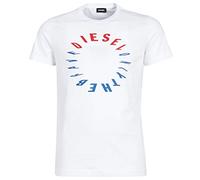Diesel Herren T-Diego-Y2 T-Shirt, Weiß (White 100), Large (Herstellergröße: L)